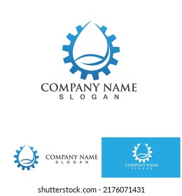 Water drop Logo Template vector illustration design