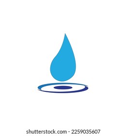 Water Drop Logo Template Vector Illustration
