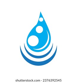 Water drop Logo Template vector illustration design