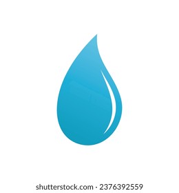 Diseño de ilustraciones vectoriales de plantillas de logotipos de caídas de agua