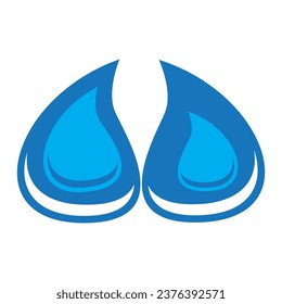 Water drop Logo Template vector illustration design