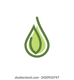 water drop Logo Template vector illustration design