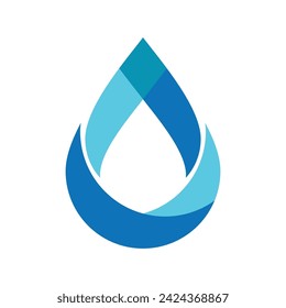 water drop Logo Template vector illustration design