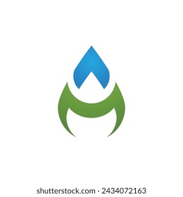 water drop Logo Template vector illustration design