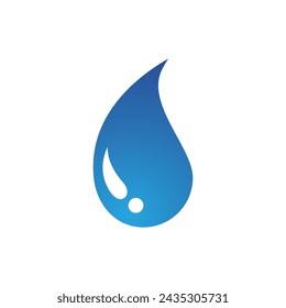 water drop Logo Template vector illustration design