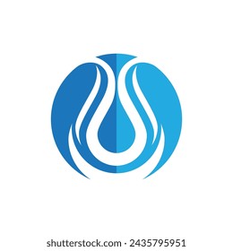 water drop Logo Template vector illustration design
