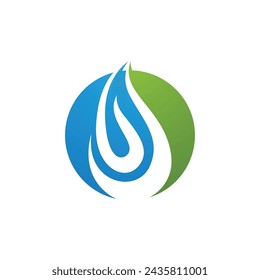 water drop Logo Template vector illustration design