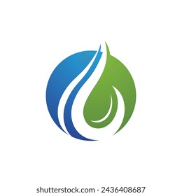 water drop Logo Template vector illustration design