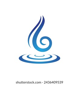 water drop Logo Template vector illustration design