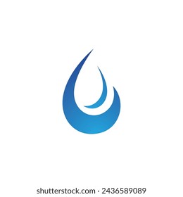 water drop Logo Template vector illustration design
