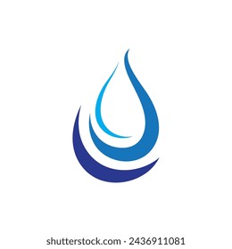water drop Logo Template vector illustration design