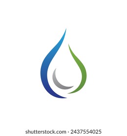 water drop Logo Template vector illustration design