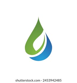 water drop Logo Template vector illustration design