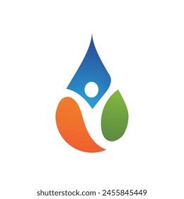 water drop Logo Template vector illustration design