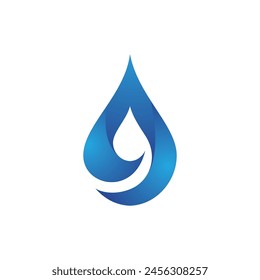water drop Logo Template vector illustration design