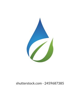 water drop Logo Template vector illustration design