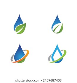 water drop Logo Template vector illustration design