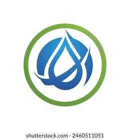 water drop Logo Template vector illustration design