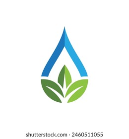 water drop Logo Template vector illustration design