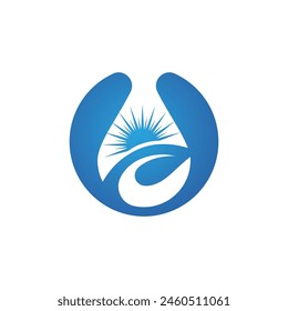 water drop Logo Template vector illustration design