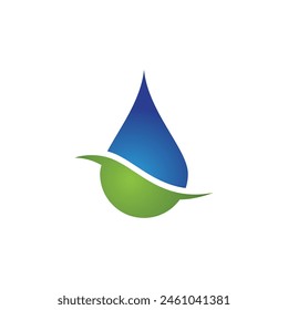 water drop Logo Template vector illustration design
