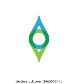 water drop Logo Template vector illustration design