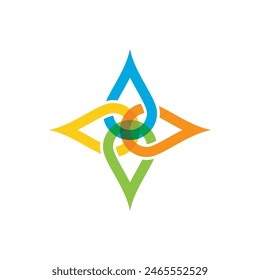water drop Logo Template vector illustration design