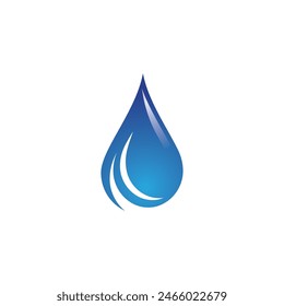 water drop Logo Template vector illustration design