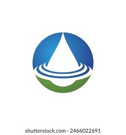 water drop Logo Template vector illustration design