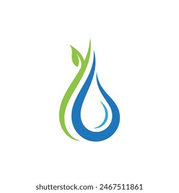 water drop Logo Template vector illustration design