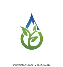 water drop Logo Template vector illustration design