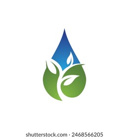 water drop Logo Template vector illustration design