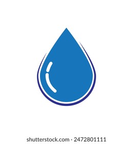 water drop Logo Template vector illustration design