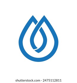 water drop Logo Template vector illustration design