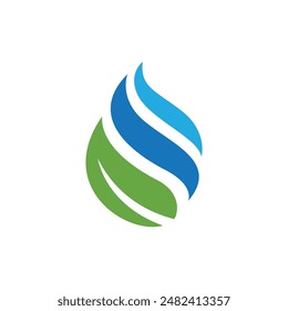 water drop Logo Template vector illustration design