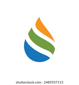 water drop Logo Template vector illustration design