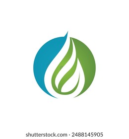 water drop Logo Template vector illustration design