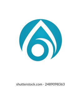 water drop Logo Template vector illustration design