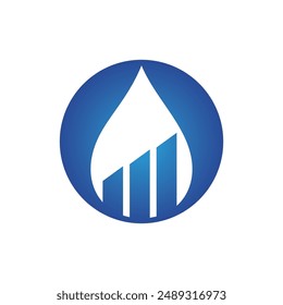 water drop Logo Template vector illustration design