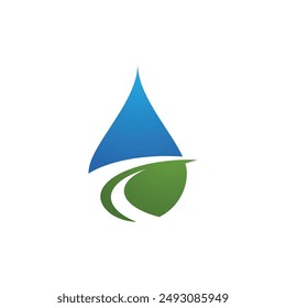 water drop Logo Template vector illustration design