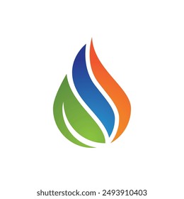 water drop Logo Template vector illustration design
