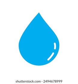 Gota de agua Logo Plantilla diseño de Ilustración vectorial