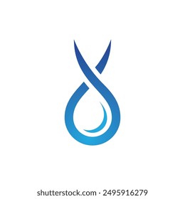 water drop Logo Template vector illustration design