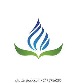 water drop Logo Template vector illustration design