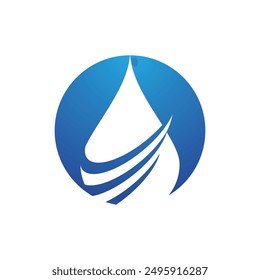 water drop Logo Template vector illustration design