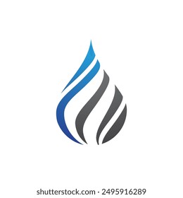 water drop Logo Template vector illustration design