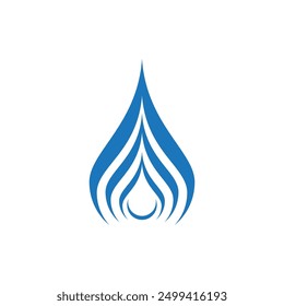 water drop Logo Template vector illustration design