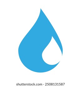 gota de agua Logotipo de diseño de Ilustración vectorial de Plantilla