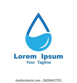 Water drop Logo Template vector illustration design