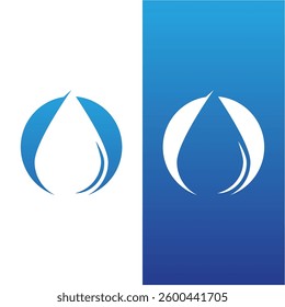 Water drop Logo Template vector illustration design